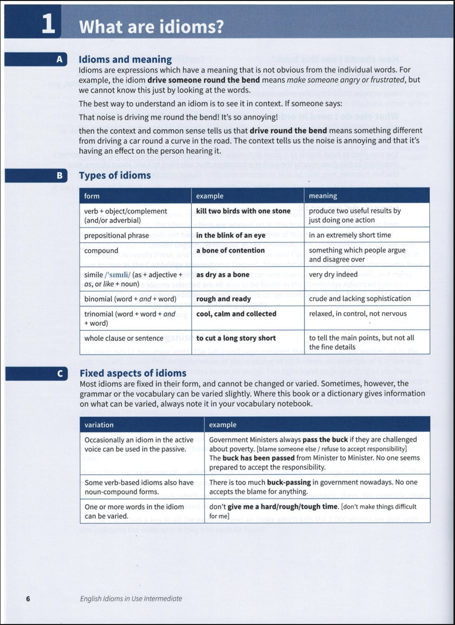 English Indioms In Use Intermediate Ebook [FREE] Download PDF