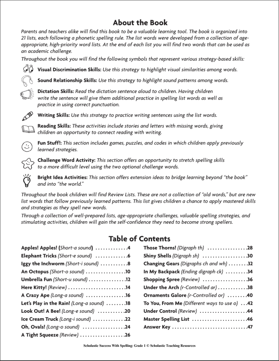 [FREE] Scholastic Success With Spelling Grade 1 Ebook Download PDF
