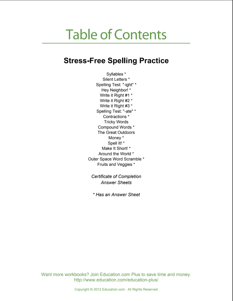 [FREE] Stress Free Spelling Practice Grade 3rd Ebook Download PDF