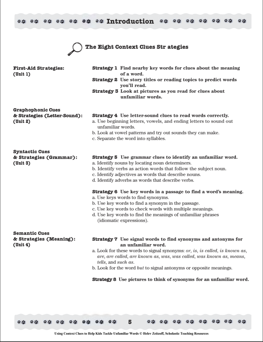 [FREE] Using Context Clues To Help Kids Tackle Unfamiliar Words Ebook Download PDF