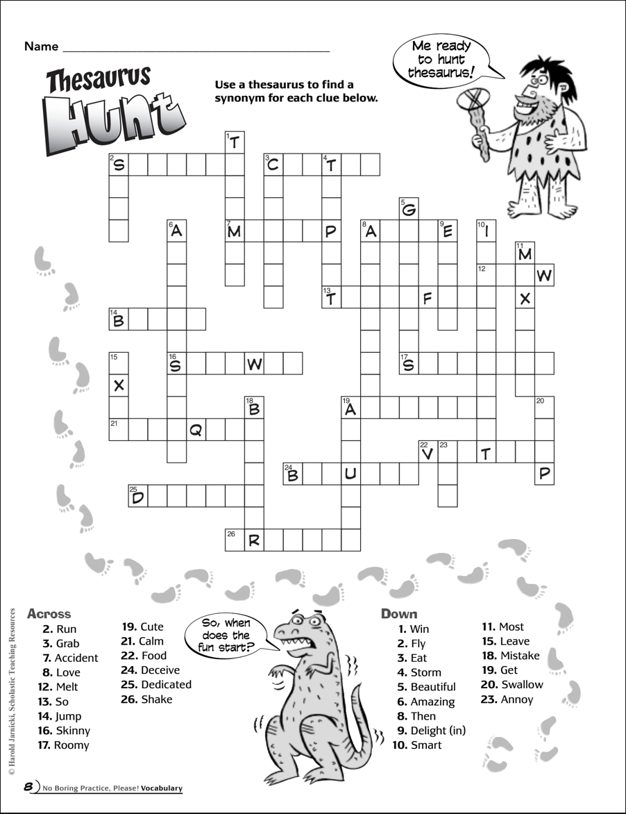 No Boring Practice, Please Vocabulary Grades 4 – 6