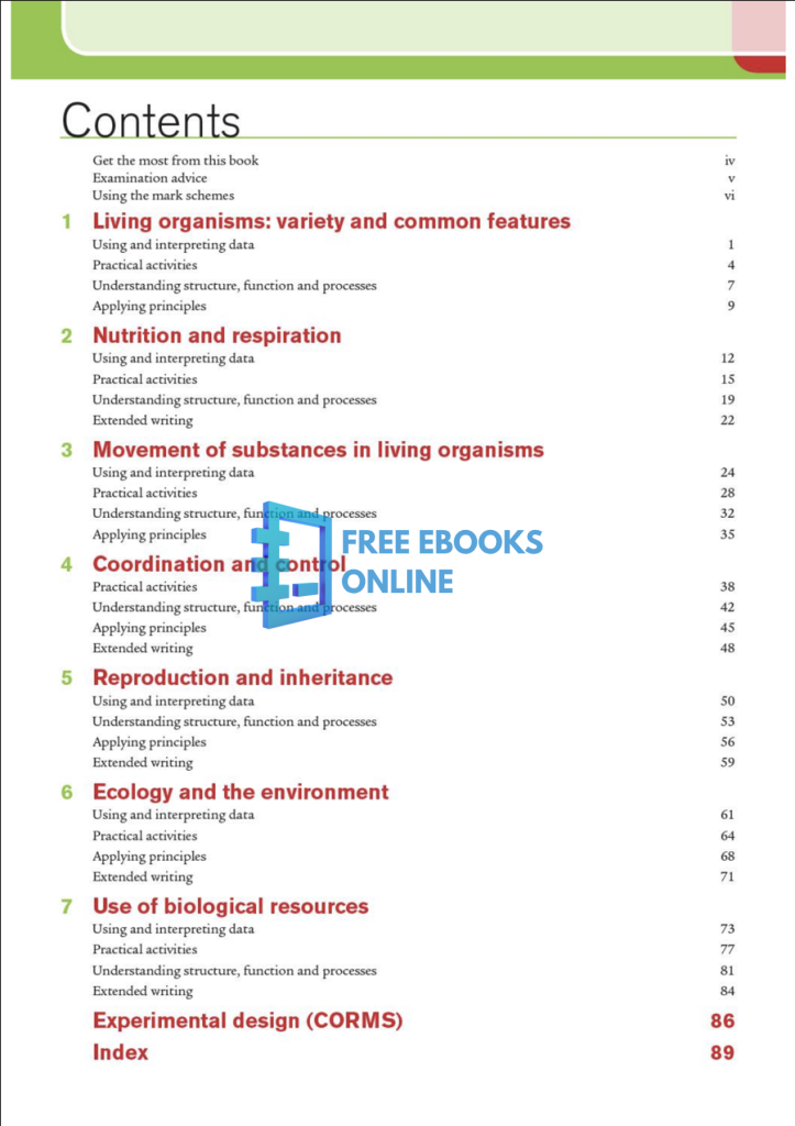 [FREE] Edexcel International GCSE Biology Practice Book PDF