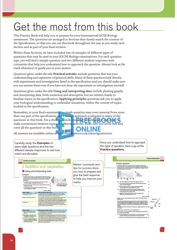 [FREE] Edexcel International GCSE Biology Practice Book PDF