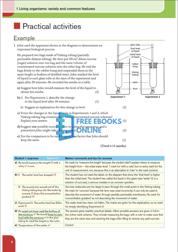 [FREE] Edexcel International GCSE Biology Practice Book PDF