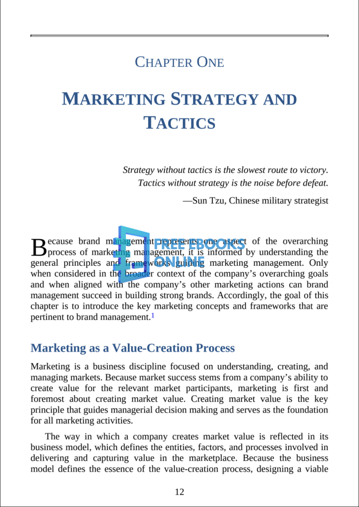 Strategic Brand Management Ebook [FREE] Download PDF 