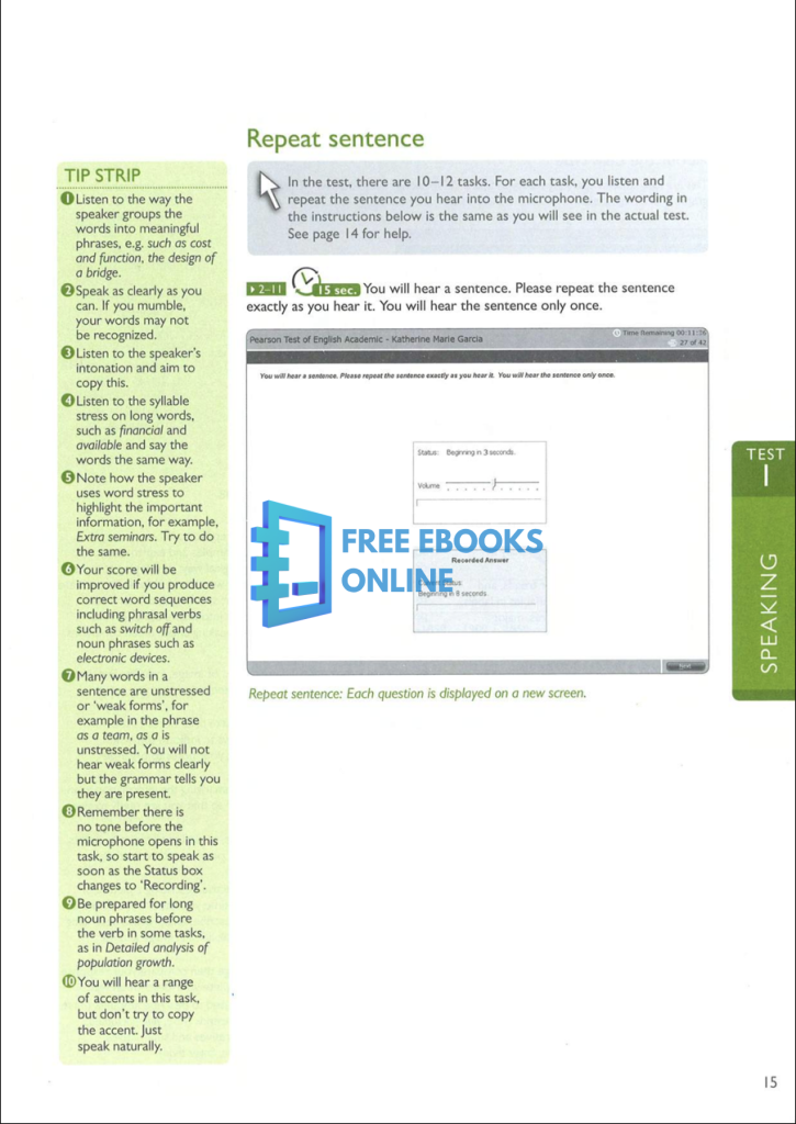 [FREE] PTE Academic Practice Tests Plus Ebook Download PDF