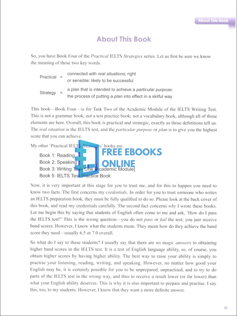 IELTS Writing Task Two Strategies Ebook [FREE] Download PDF
