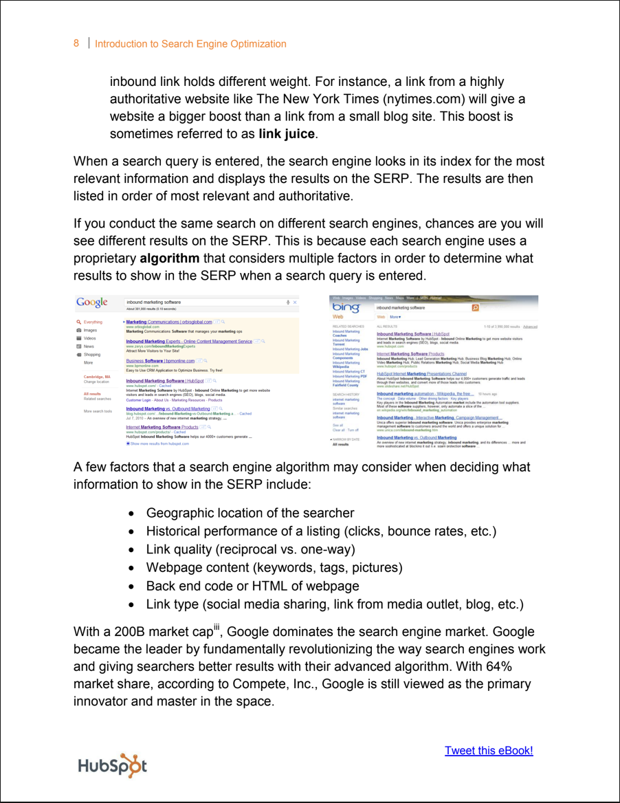 Introduction To SEO HubSpot Ebook [FREE] Download PDF