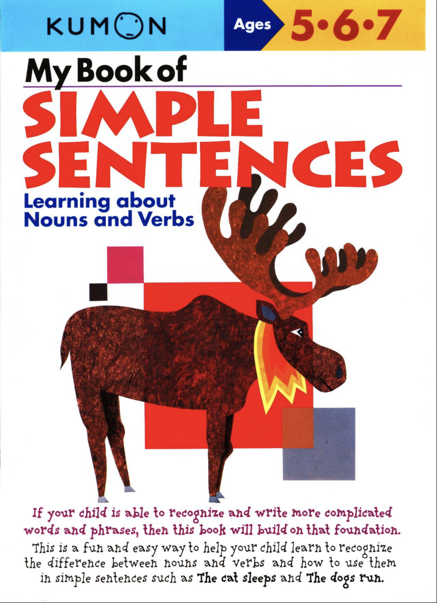 My Book Of Simple Sentences Ebook [FREE] Download PDF
