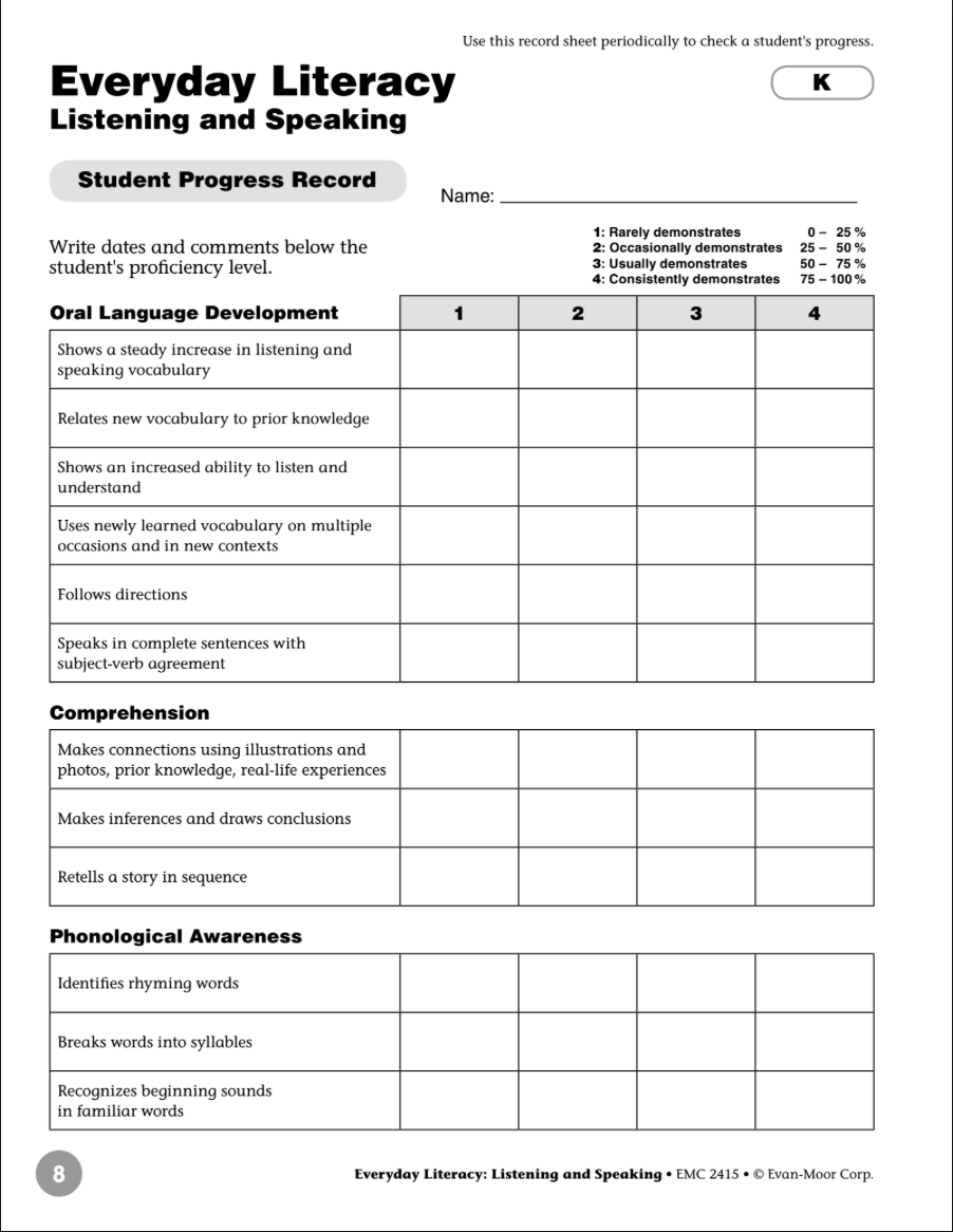 [FREE] Everyday Literacy Listening And Speaking Ebook Download PDF