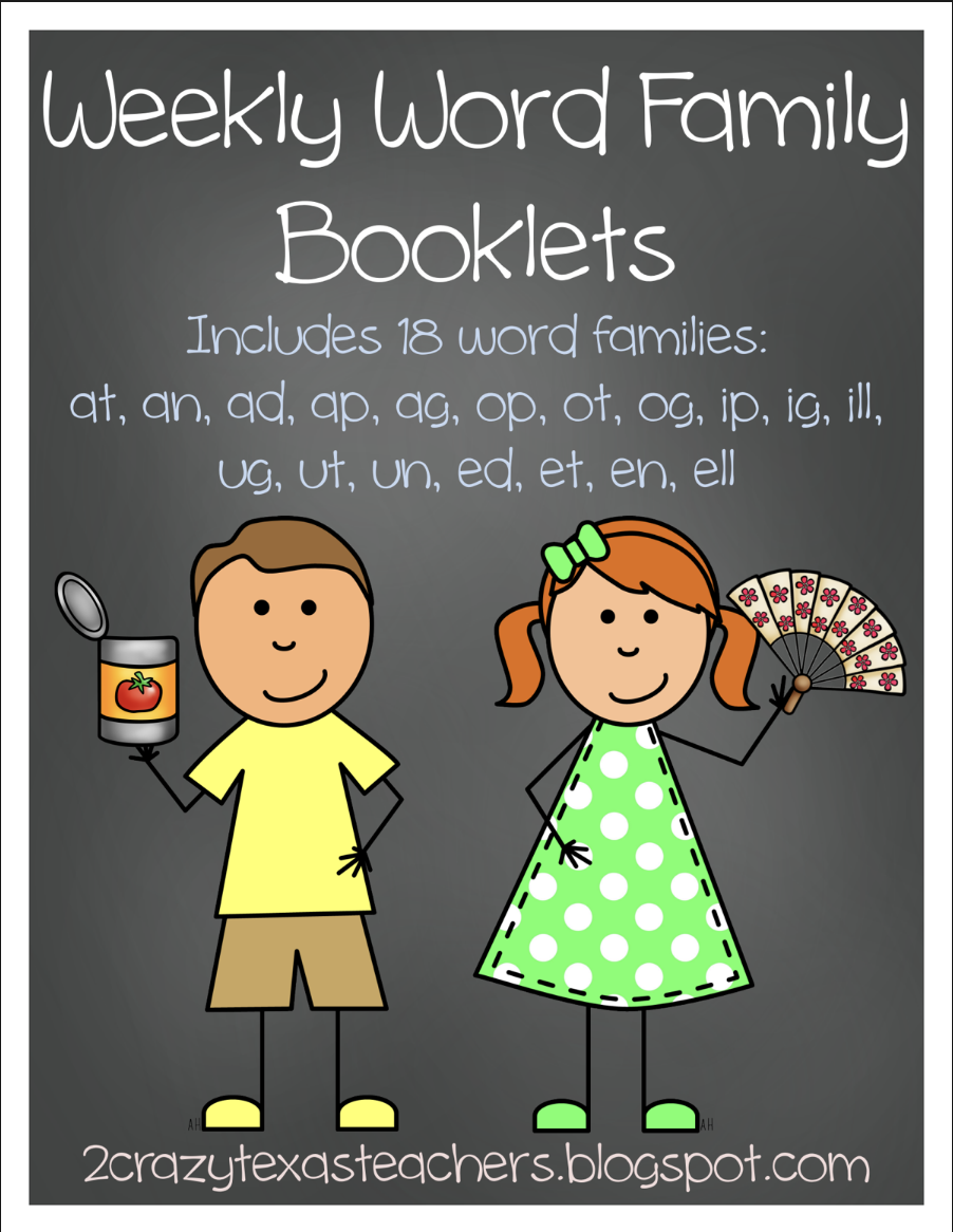 Weekly Word Family Booklets Ebook [FREE] Download PDF