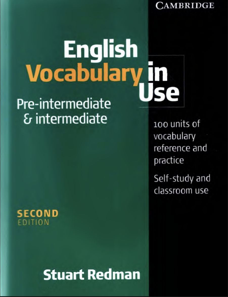[FREE] English Vocabulary In Use Ebook Download PDF – Pre-Intermediate And Intermediate Second Edition