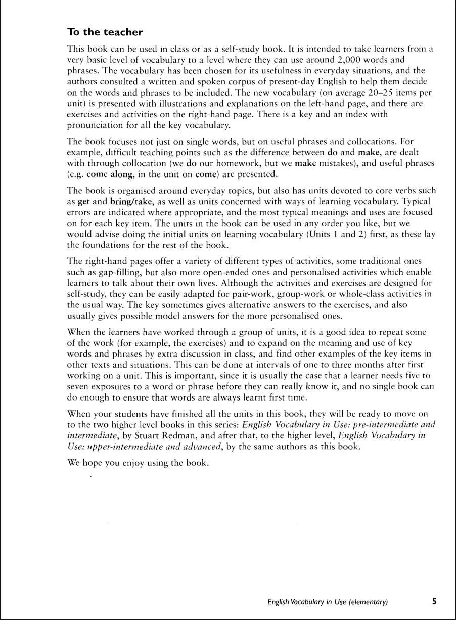 [FREE] English Vocabulary In Use Elementary Ebook Download PDF