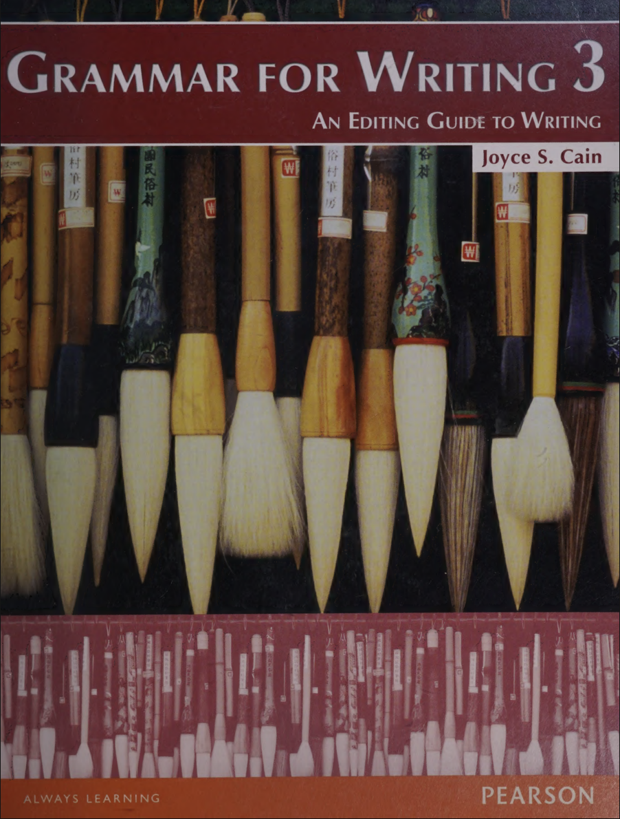 Grammar For Writing 3 Ebook [FREE] Download PDF