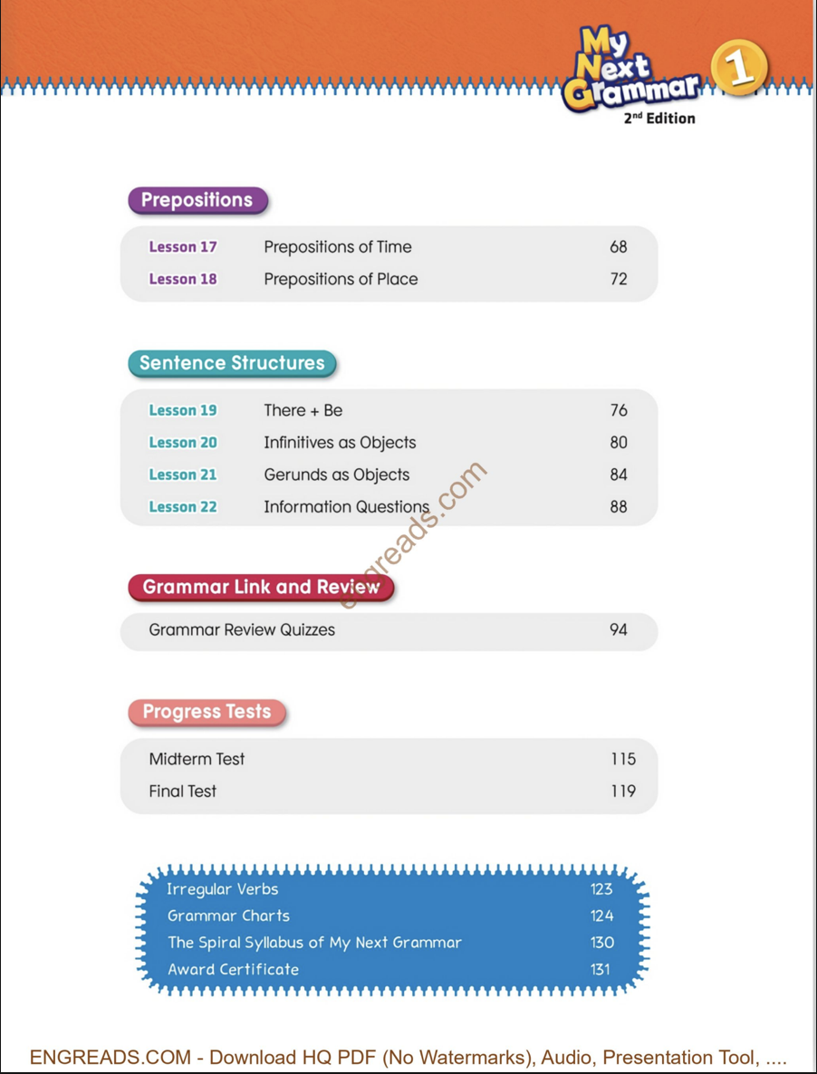 My Next Grammar 1 Student Book [FREE] Ebook download PDF