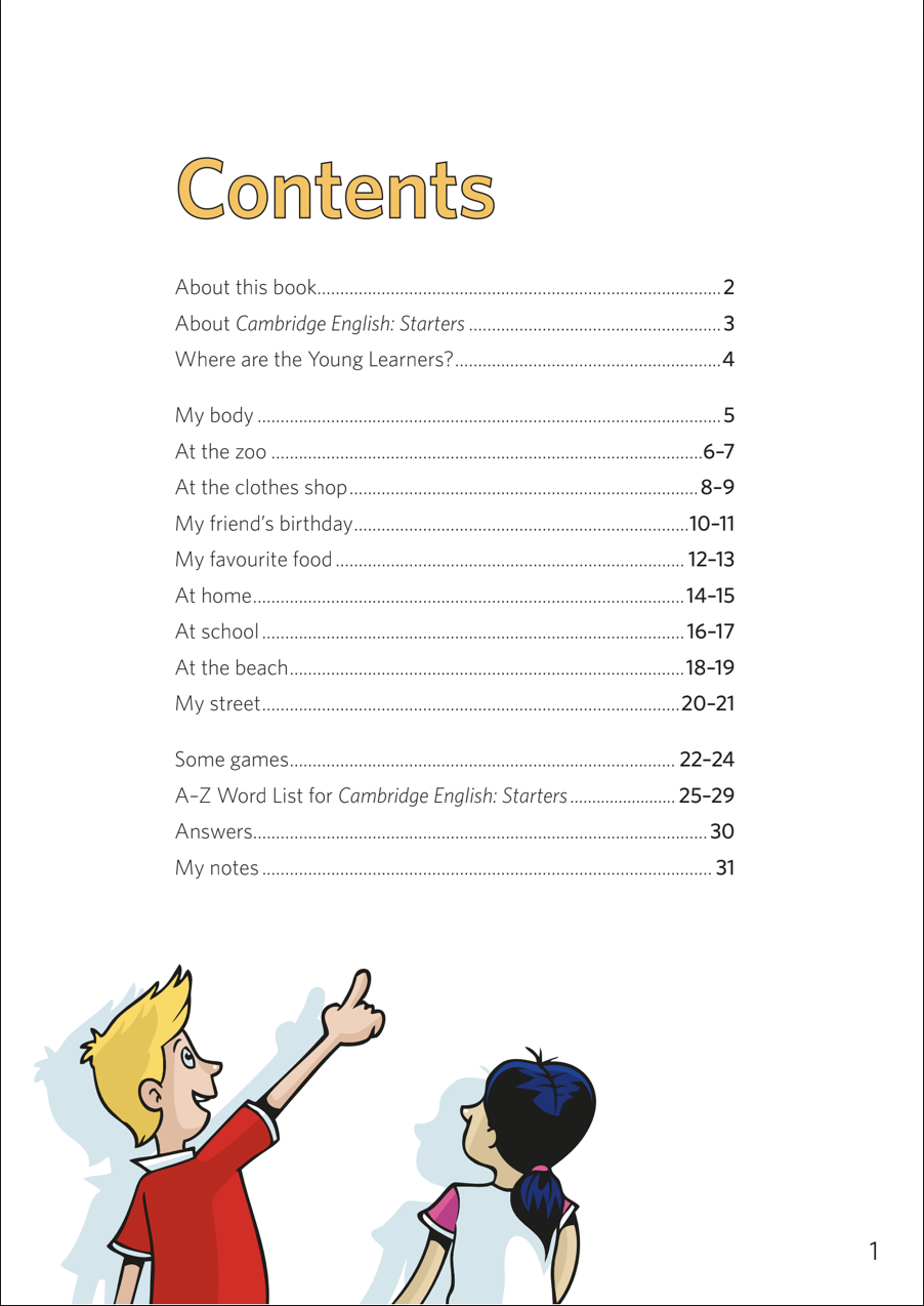 Starters Word List Picture Book [FREE] Ebook Download PDF